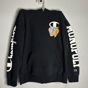 Champion X Hasbro Monopoly Supreme Black Hoodie RARE!!  Boys Size: Medium